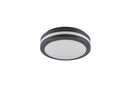 Plafoniera da Esterno a LED in Plastica Antracite
