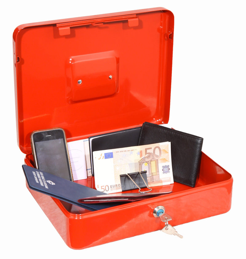 Cassetta di Sicurezza Portavalori con Chiave 25x18x7cm Bauer