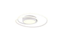 Plafoniera da Interno a LED in Metallo Bianco Opaco