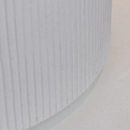 Camino a Bioetanolo Braciere da Pavimento Ø36xh56 cm per Interno ed Esterno Modigliani Bianco Perla