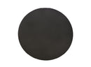 Salvapavimento Tondo Vidar Ø89 cm per Stufe a Legna o Pellet in Acciaio 2 mm Nero  