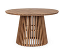 Tavolo da Giardino Ø120x74 cm in Legno di Acacia Rodano Natural