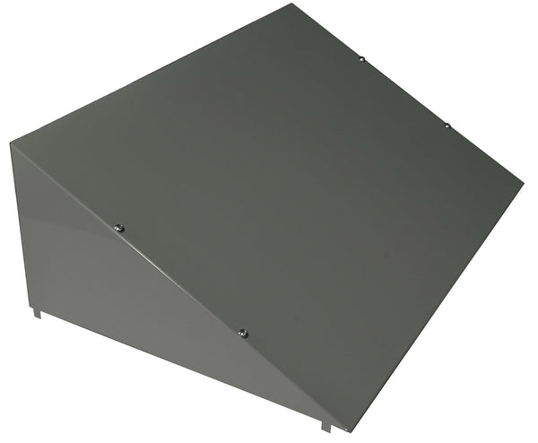 prezzo Schrägdach 60x40x20 cm für Schrank aus hellgrau lackiertem Metall
