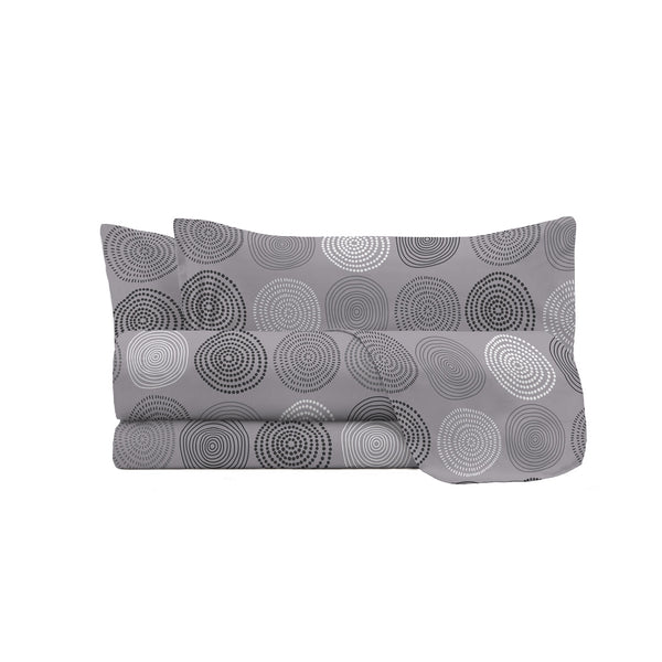 sconto Set Lenzuola con Stampa Sopra Sotto e Federe Linea River Tago Varie Misure