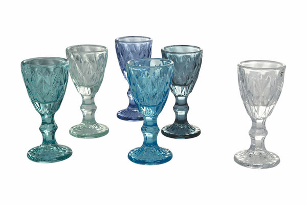 Set mit 6 Likören im Glas 45 ml Villa d'Este Home Tivoli Prisma Ocean sconto