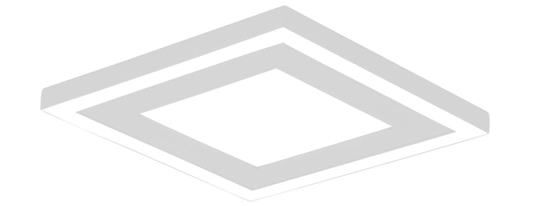 Plafoniera da Interno a LED in Plastica Bianco Opaco