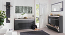 Appendiabito  50x27x140 cm Magic Antracite Lucido