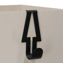 Portaombrelli in metallo albero bianco quadro cm 15,5x15,5xh49