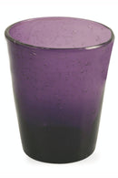 Set 6 Bicchieri Ø9x10 cm in Vetro Soffiato Villa d'Este Home Tivoli Cancun Viola