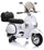 Piaggio Vespa PX150 Full Electric 12V für Kinder Weiß