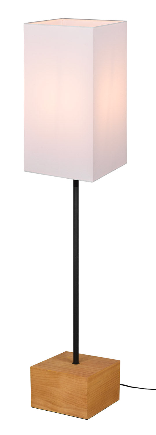 sconto Lampada da Interno Attacco E27 in in Metallo e Legno Bianco