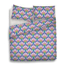 Copripiumino con stampa sul Sacco e Federe Doubleface Zigzag