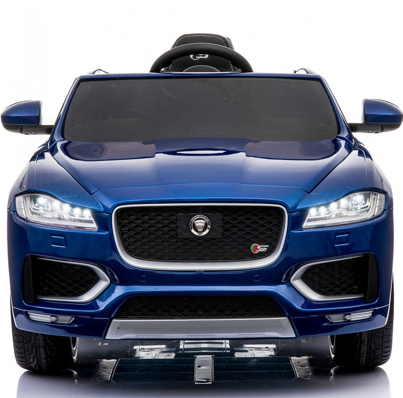 Macchina Elettrica per Bambini 12V con Licenza Jaguar F-Pace Blu