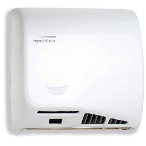 sconto Automatischer Heißluft-Händetrockner aus weißem Stahl Mediclinics Speedflow M06A 