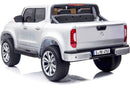 Macchina Elettrica per Bambini 2 Posti 12V con Licenza Mercedes Classe X Pick-up Bianca