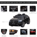 Macchina Elettrica per Bambini 12V con Licenza Mercedes AMG GLC63S COUPE Nero