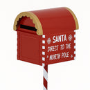 Cassetta Postale per Letterina Babbo Natale Decorazione Natalizia Metallo 76 cm