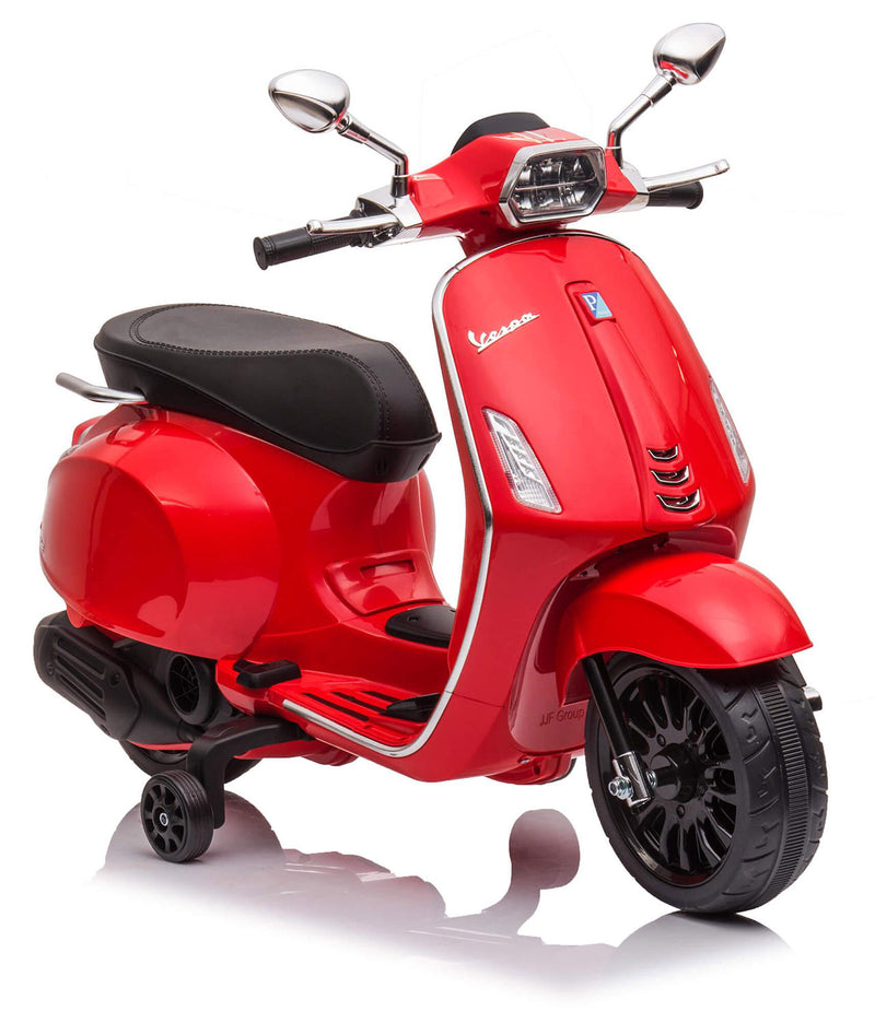 Scooter Elettrico per Bambini Licenza Ufficiale Piaggio Vespa 12V 4,5Ah Rosso       