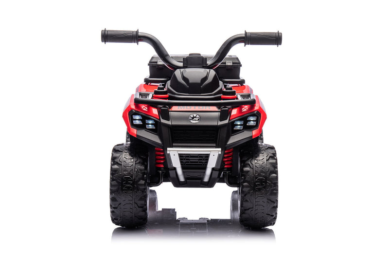 Quad Elettrico per Bambini Safari 6V con Bauletto Posteriore Rosso  