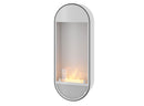 Camino a Bioetanolo da Parete 50x25x130 cm Incyrcle Slim Vert Bianco  