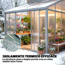 Set 10 Lastre Alveolari 120x60 cm Anti-UV Tagliabili per Serre e Pensiline Tettoie in Policarbonato Trasparente      