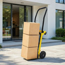 Carrello Portapacchi Pieghevole Piattaforma Multifunzione Porta Pacchi in Acciaio Giallo