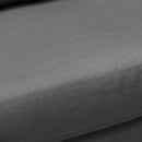 Divano 3 Posti 181x79x84 cm in Tessuto Grigio