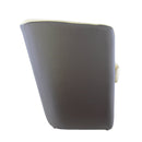 Poltroncina a Pozzetto 70x67x76 cm in Tessuto e Similpelle Marrone e Beige