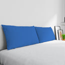 Coppia di Federe 52x82 cm in Cotone Tinta Unita Royal