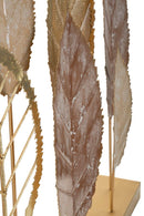 Scultura Leavy 48,3x7,6x50 cm in Ferro 