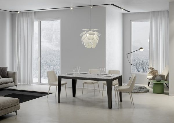 Tavolo Allungabile 160-264x90x80 cm Flame Evolution Marmo online