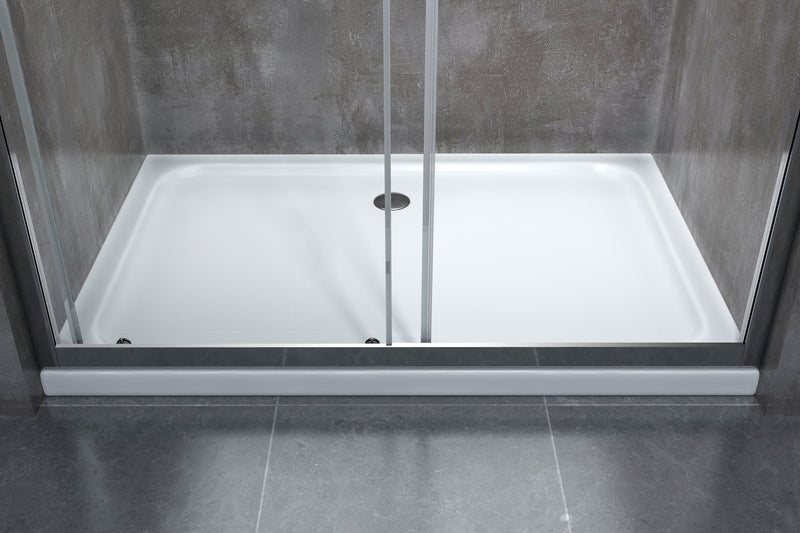 Porta Parete Doccia 1 Anta Scorrevole in Cristallo Trasparente 6mm H190 Sailor Varie Misure