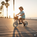 Balance Bike Bicicletta Senza Pedali 10" per Bambini Vintage Blu