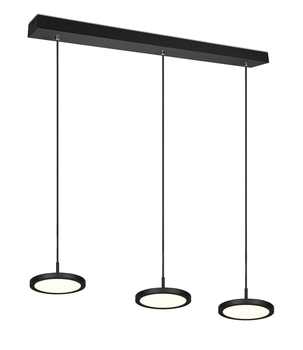 prezzo Lampada a Sospensione da Interno a LED in Metallo Nero Opaco