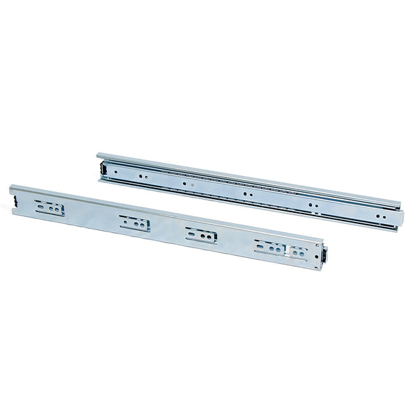 Kugelgelagerte Führungen für Vollauszüge H45 mm L350 Weiß verzinkter Stahl Emuca sconto