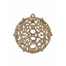 Set 20 Palle di Natale Ø6 cm in Plastica Rosso/Oro