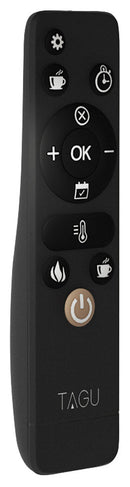 Camino Elettrico da Pavimento Effetto Fiamma 1500W Tagu Magna Bianco