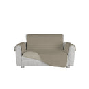 Copridivano Impermeabile Trapuntato Double Face in Microfibra Tortora\/Panna Varie Misure