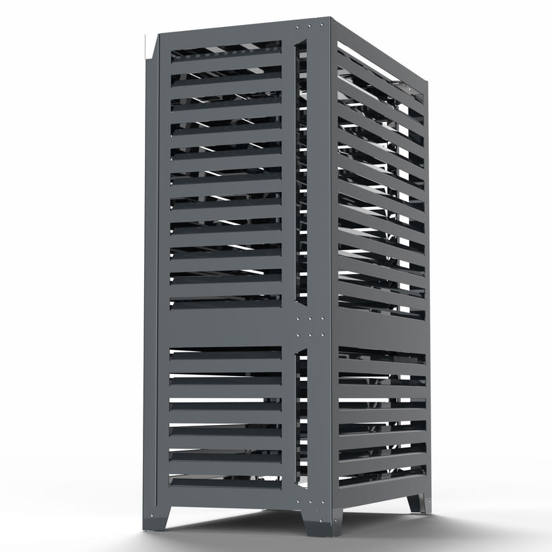 Cover Pompa di Calore 105x65x150 cm a Terra Indipendente Big Blade VL Antracite 