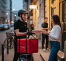 Borsa Termica Porta Pizze da Asporto 8/10 Cartoni Safemi Express 10 Rossa e Nera