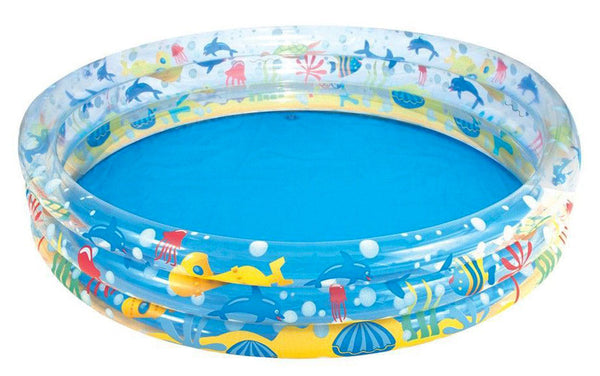 online Aufblasbarer Pool 3 Ringe für Kinder Ø183x33 cm aus Vinyl Bestway 51005