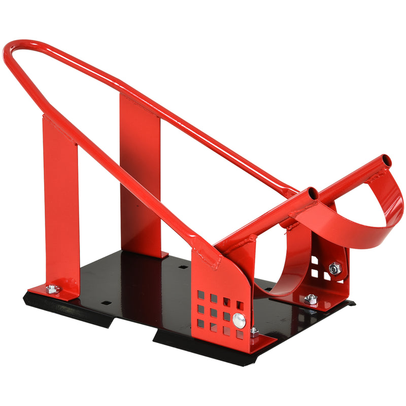 Cavalletto Alzamoto Anteriore 27,5x51-69x34 cm Max 450 Kg in Metallo Rosso e Nero