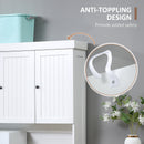 Credenza Cucina 101x39x180 cm 1 Cassetto 6 Ante in Legno Bianco