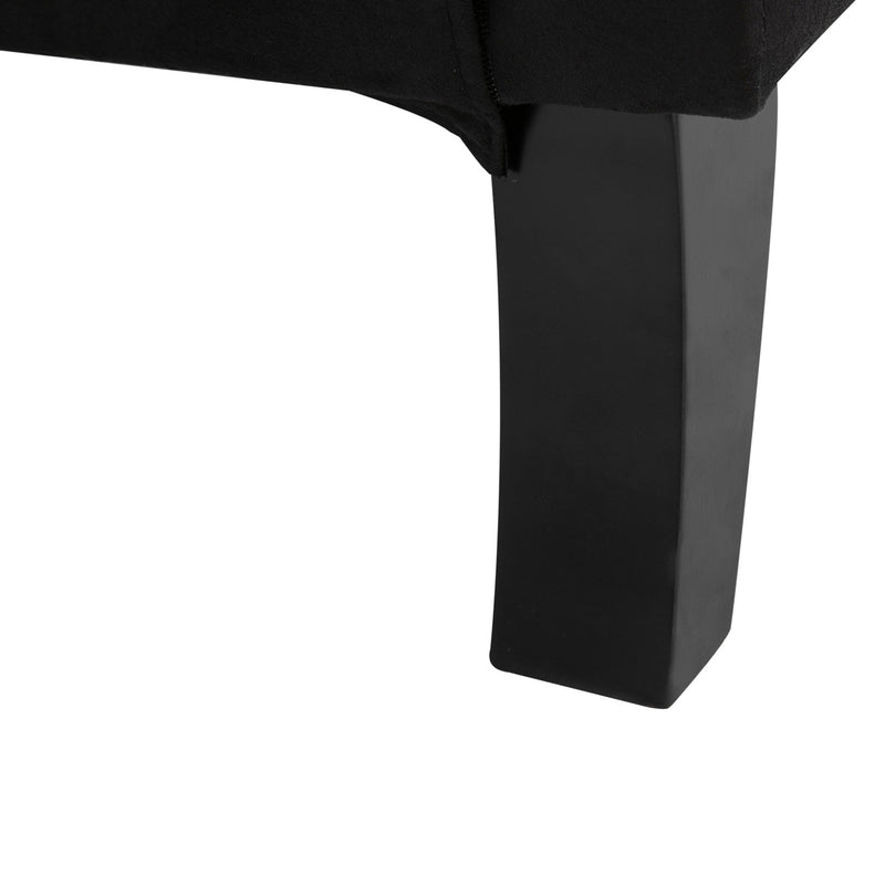 Poltrona Relax Massaggiante 78x83x101 cm in Tessuto Effetto Pelle Scamosciata Nero