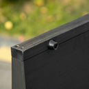 Rampa per Cani per Bagagliaio Auto 43x165x6,5 cm in Legno Nero