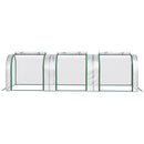 Serra da Giardino a Tunnel 295x100x80 cm Anti UV in Acciaio e PVC Trasparente