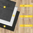 Tappeto Moderno 200x120 cm in Poliestere Grigio