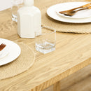 Tavolo da Pranzo 98x60x76,5 cm in MDF Effetto Legno di Pino Naturale