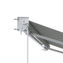 Tenda da Sole Avvolgibile a Parete 200x250 cm in Alluminio e Poliestere Crema