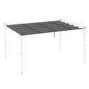 Telo di Ricambio per Pergola da Giardino 3,5x2,5m in Poliestere Grigio Scuro